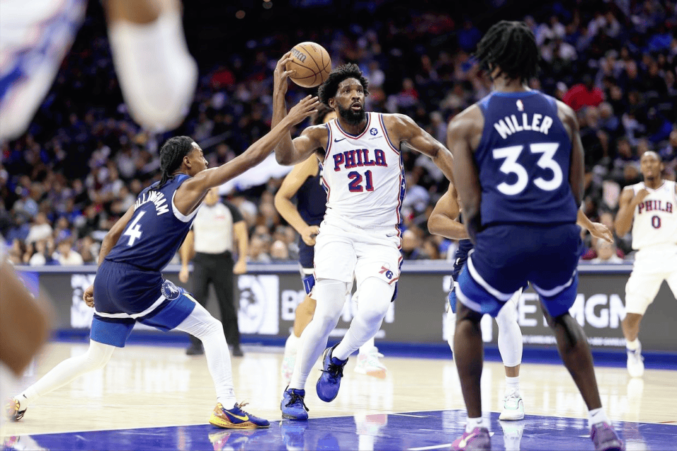 76人完胜猛龙，恩比德扛起全队